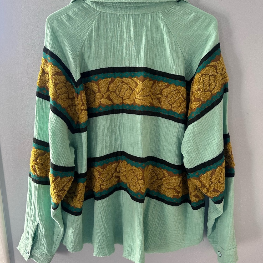 Free People Terry Rugby Pullover - Picture 3 of 6
